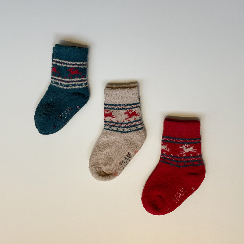 Warm christmas socks - Set of 3