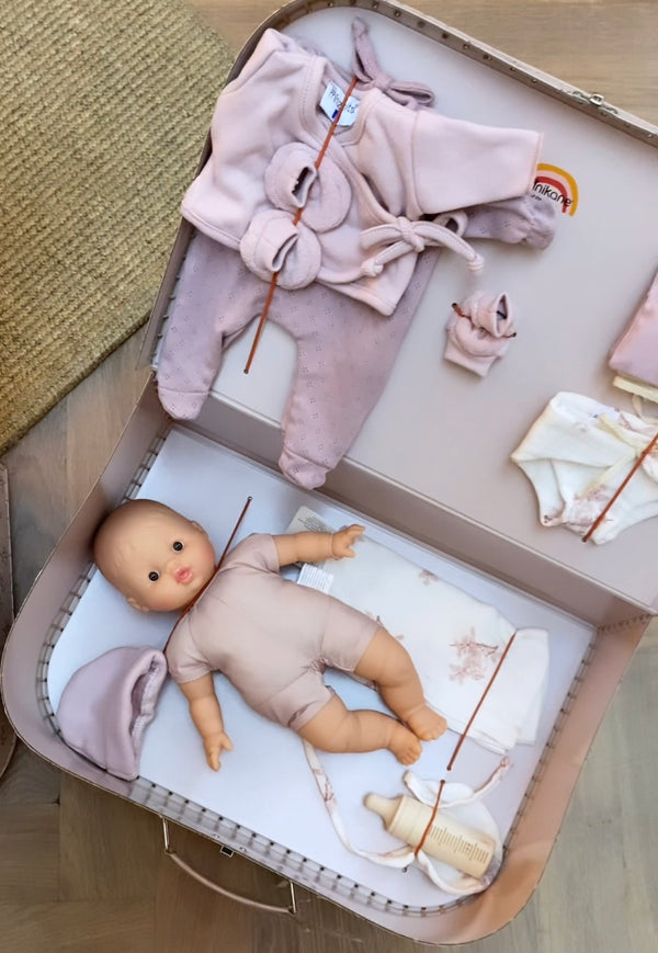 Babies doll birth kit suitcase - Gaspard