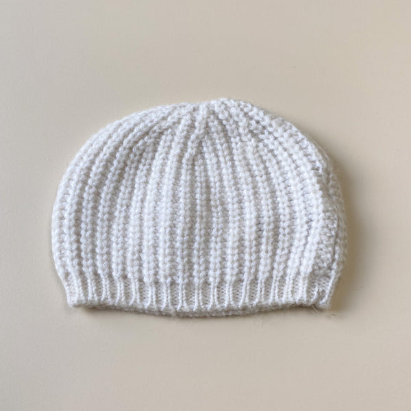 Knitted beanie - Natural