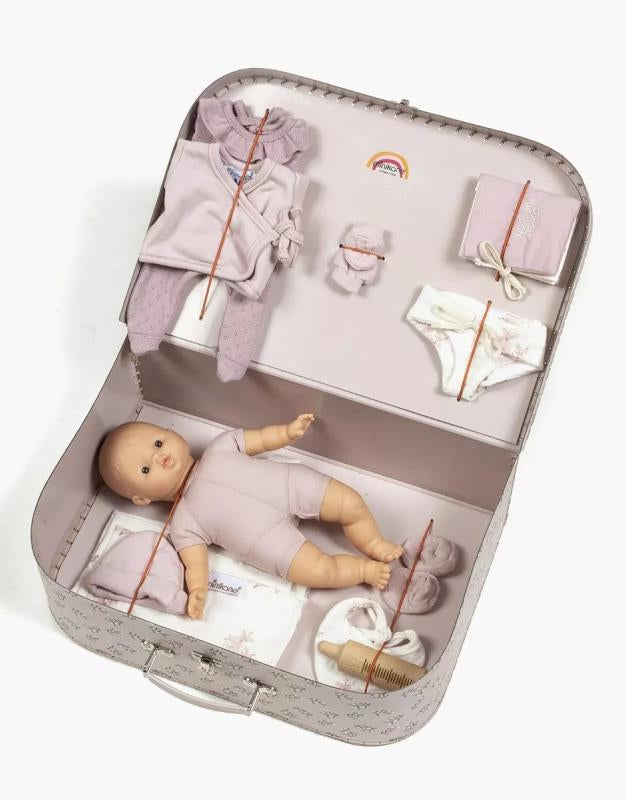 Babies doll birth kit suitcase - Gaspard