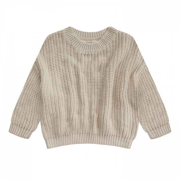 Chunky cotton knit - Sand